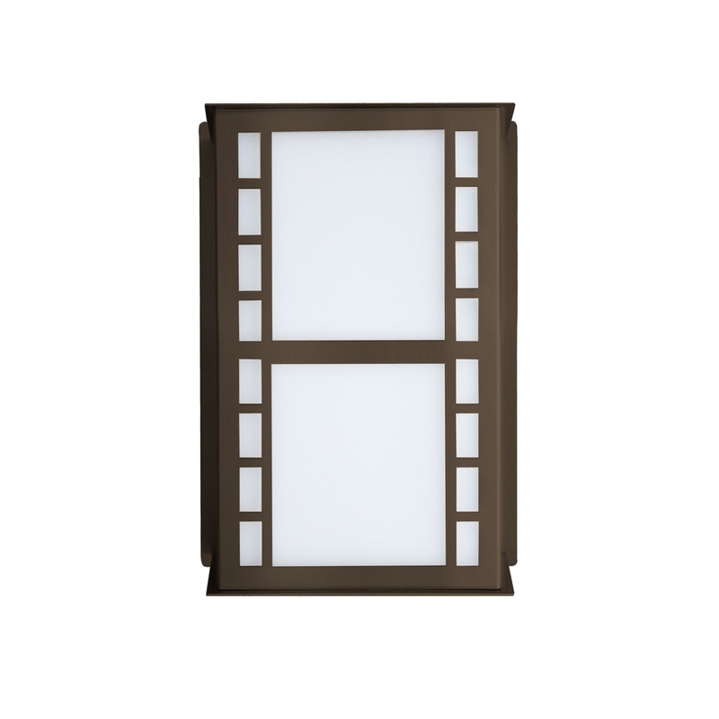 Besa NAPOLI11-SW-BR Napoli One Light Outdoor Wall Sconce Bronze (Discontinued)