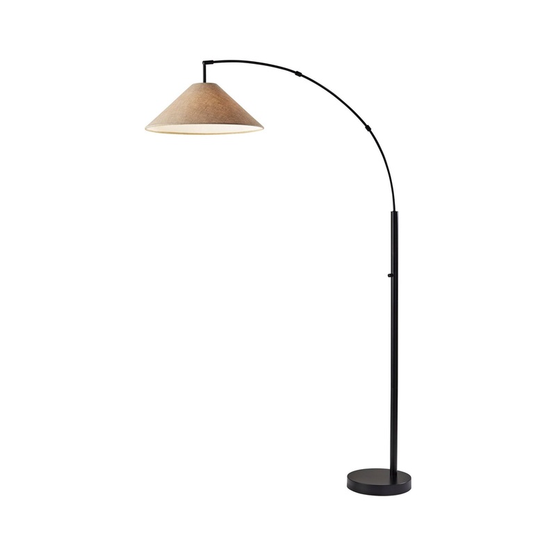 Braxton Arc Lamp Dark Bronze