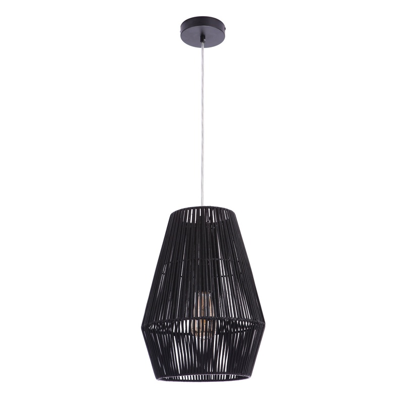 Craftmade P2009-FB Pendant One Light Pendant Flat Black