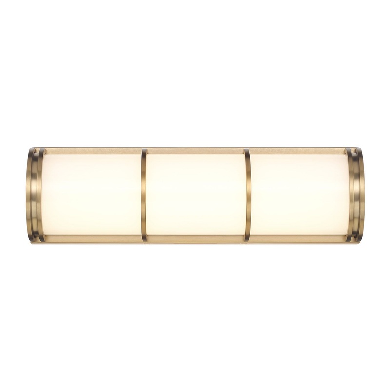 Harper LED Bathroom Vanity Light Warm Brass