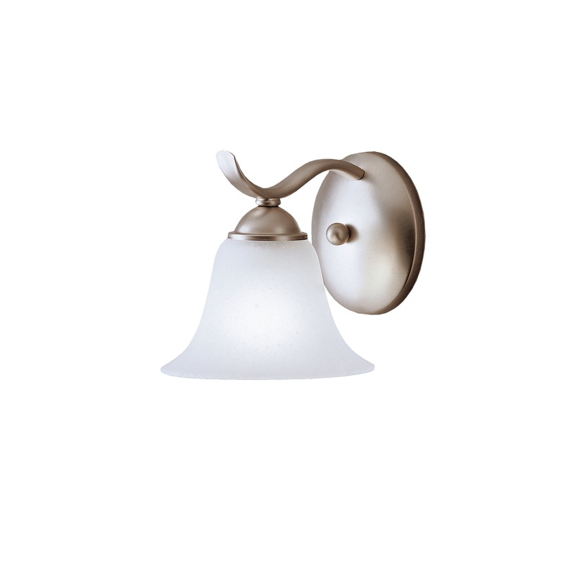 Kichler 6719NI One Light Wall Sconce, Brushed Nickel