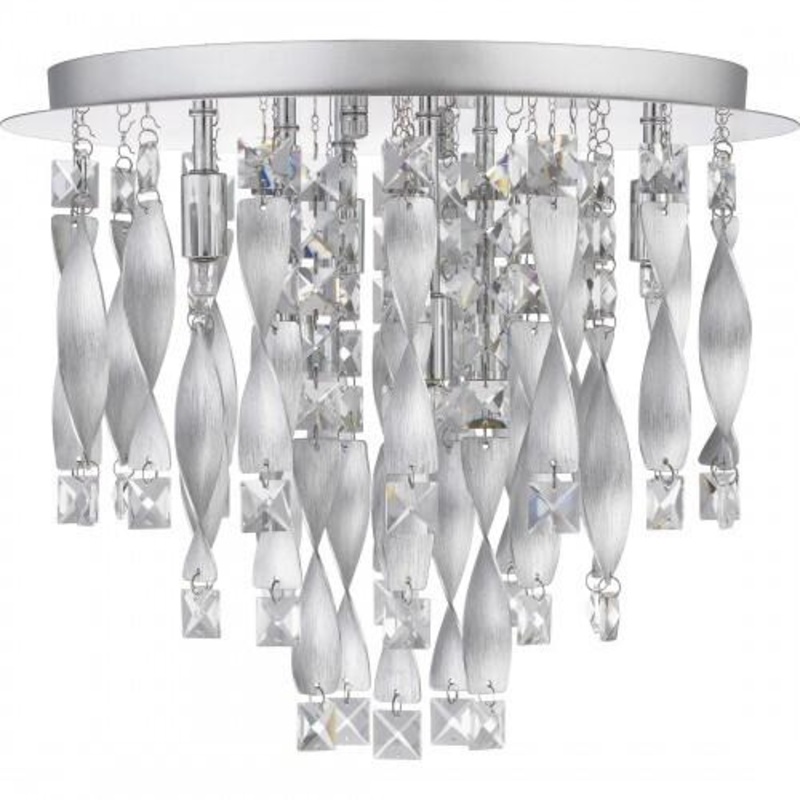 Quoizel PCTK1616C Twinkle Flush mount 6 light polished  chrome Flush Mount
