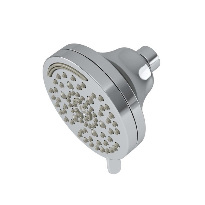 Showerhead HydroMersion Technology 7 Functions Polished Chrome 4 Inch 2.0 Gallons per Minute Round