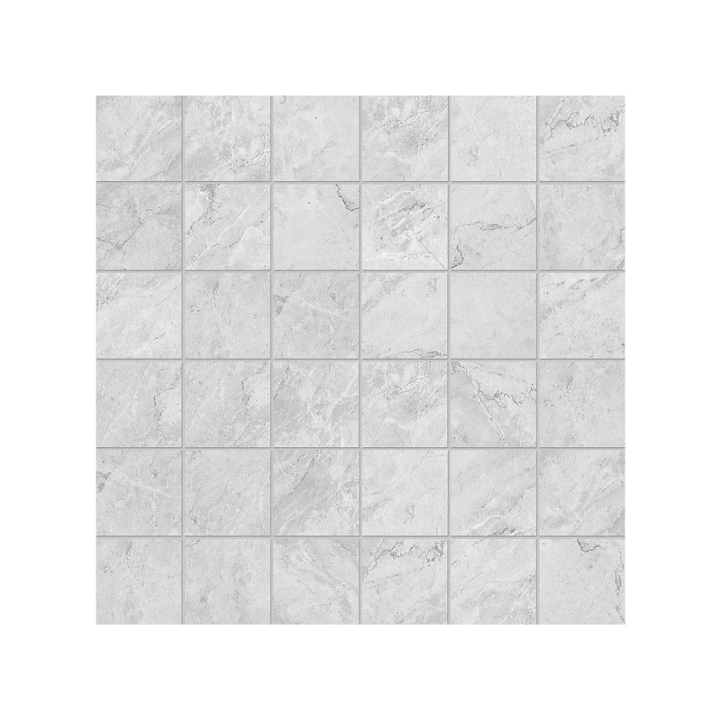 2″ x 2″ Malena Ice 36 Piece Matte Ceramic Mosaics. 1 Sheet = 1.16 Sq. Ft. (46-170) 2″ x
