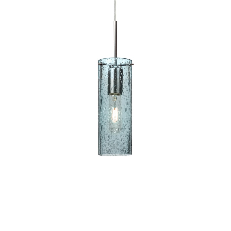Besa 1JT-JUNI10BL-SN Juni One Light Pendant Satin Nickel