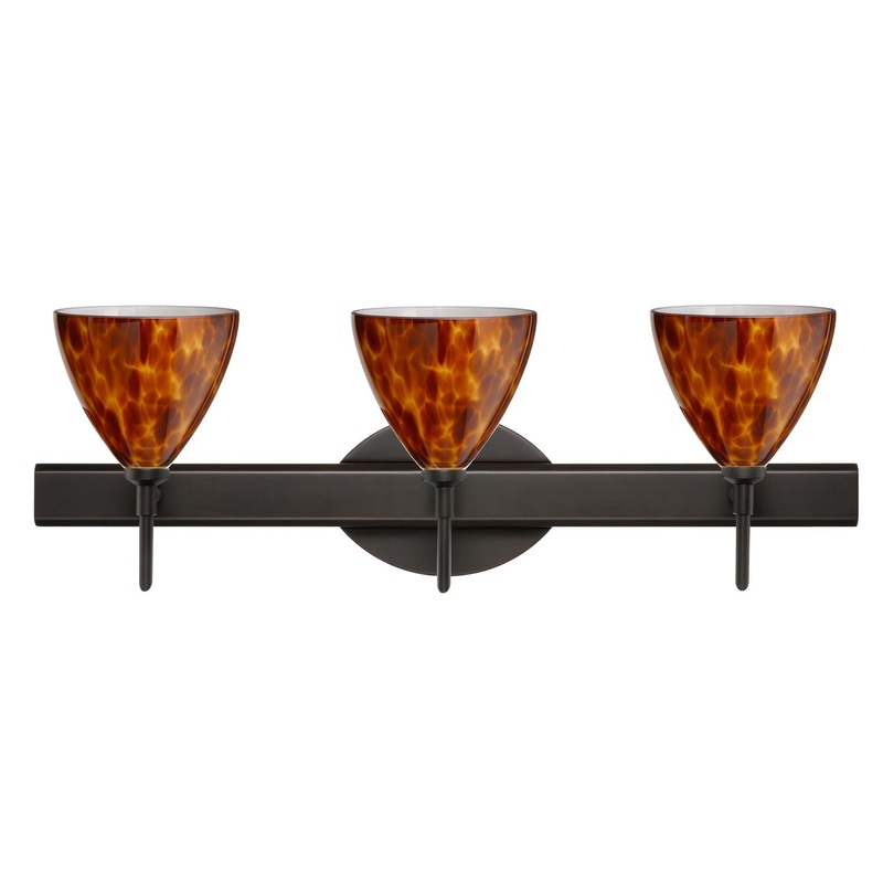 Besa 3SW-177918-BR Mia Three Light Wall Sconce Bronze