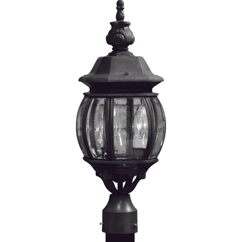Classico Outdoor Post Light – Black