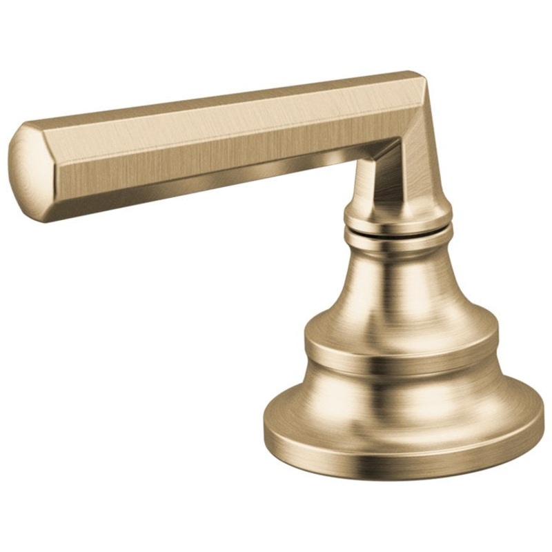 Handle Kit Beauclere 2 Lever Brilliance Luxe Gold ADA for Roman Tub Faucet with Handshower