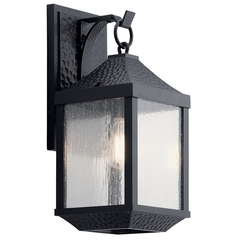 Kichler 49985DBK One Light Outdoor Wall Mount, Distressed Black