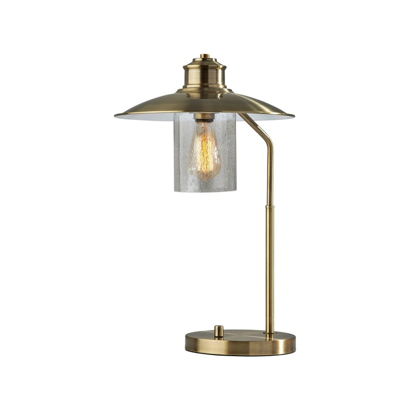 Kieran Desk Lamp Antique Brass