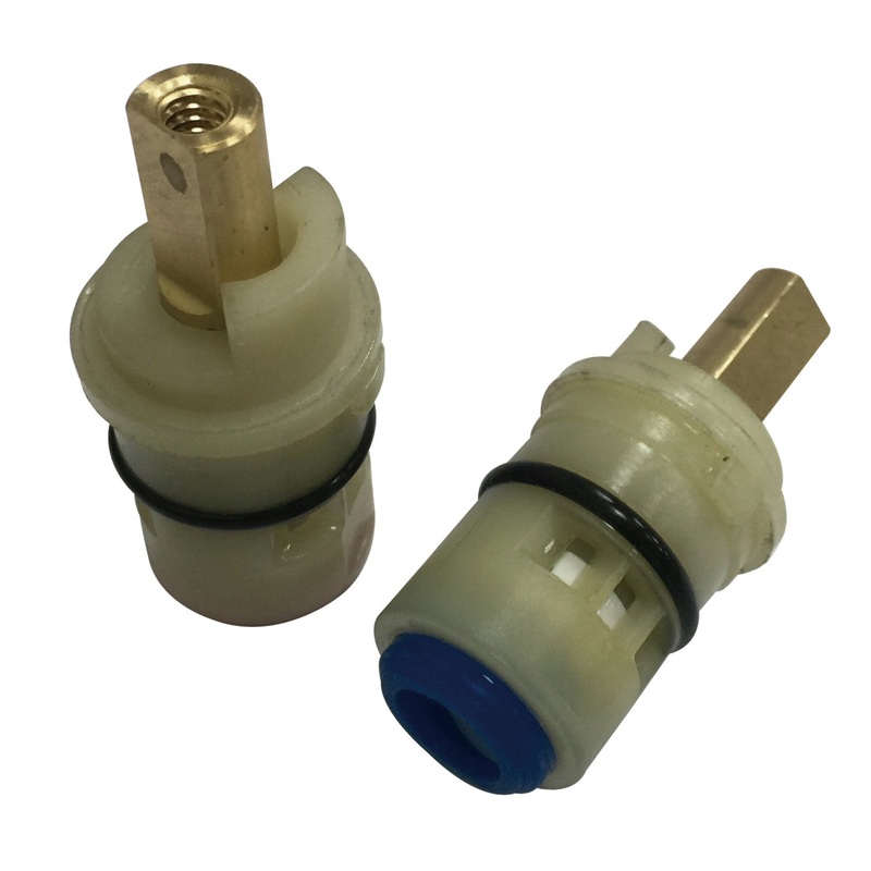 Kingston KSRP101C Ceramic Disc Cartridge (1 Piece), Raw Brass
