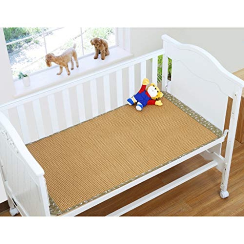 MBY Materassino in bamb, Bambino Neonato Bambini Letto della Scuola Materna Malacca Sedili, Nessun Odore Liscio No Burr Raffreddare Senza Ghiaccio (Color : One-Piece, Size : 55110cm)