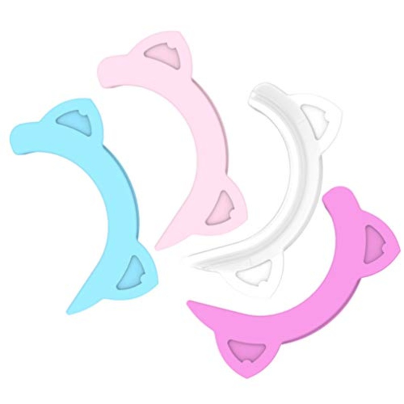 MILISTEN Fodera per L’orecchio Gancio per L’orecchio Gancio Coperchio per La Bocca Passanti per L’orecchio Fibbie Impugnature Posteriori Cordoncino per Alleviare Il Dolore 4 Paia (Colore Casuale)