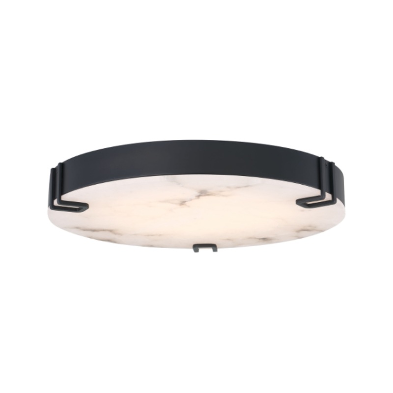 Noga 22″ Flush Mount Black