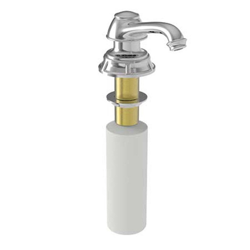 Soap Dispenser Gavin Midnight Chrome Deck Mount Brass Pump