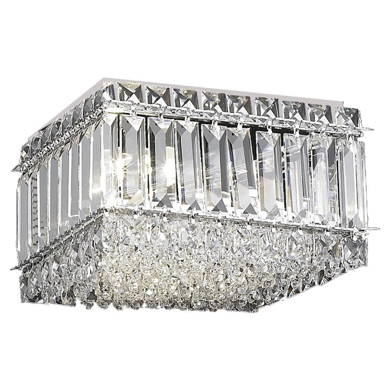 Avant-Garde 4-Light Flush Mount Chrome