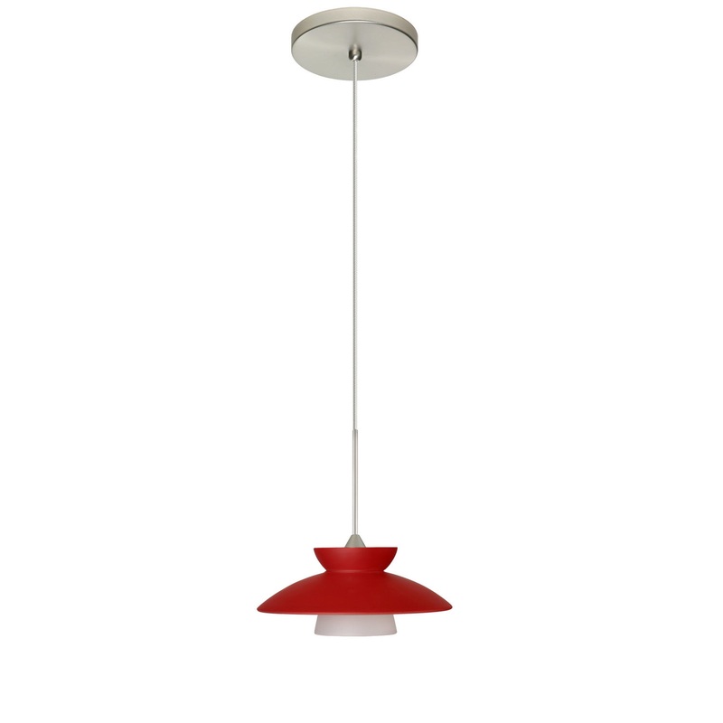 Besa 1XT-271831-SN Trilo One Light Pendant Satin Nickel