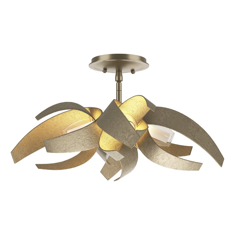 Corona Semi-Flush Soft Gold