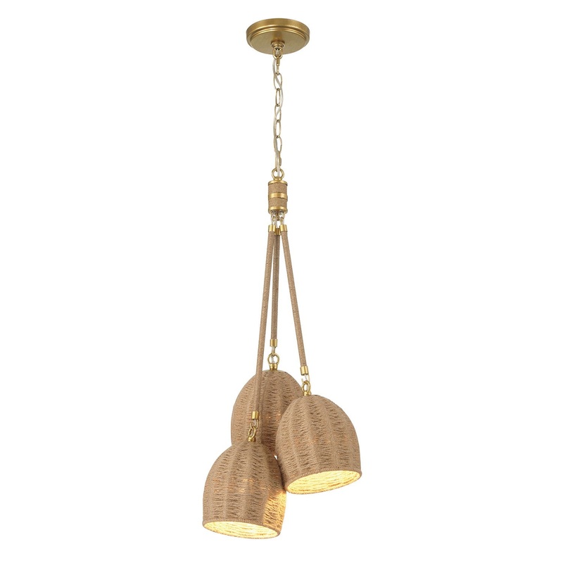 Crystorama JAC-10507-SG Jace LED Pendant Soft Gold