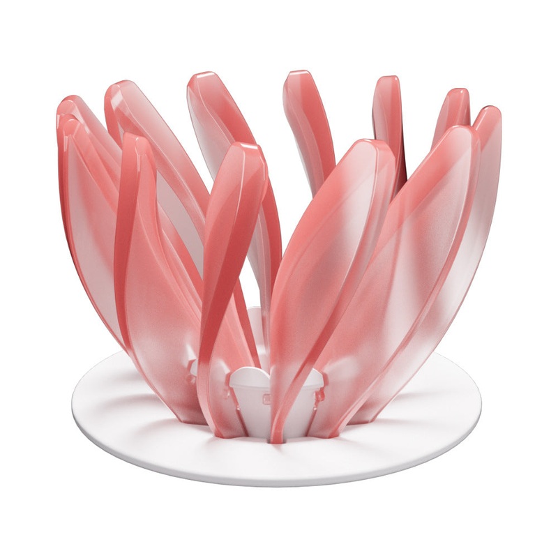 V60 Pour Over Coffee Dripper – Heat Resistant Brew Filter Cone – Pink(White Base)