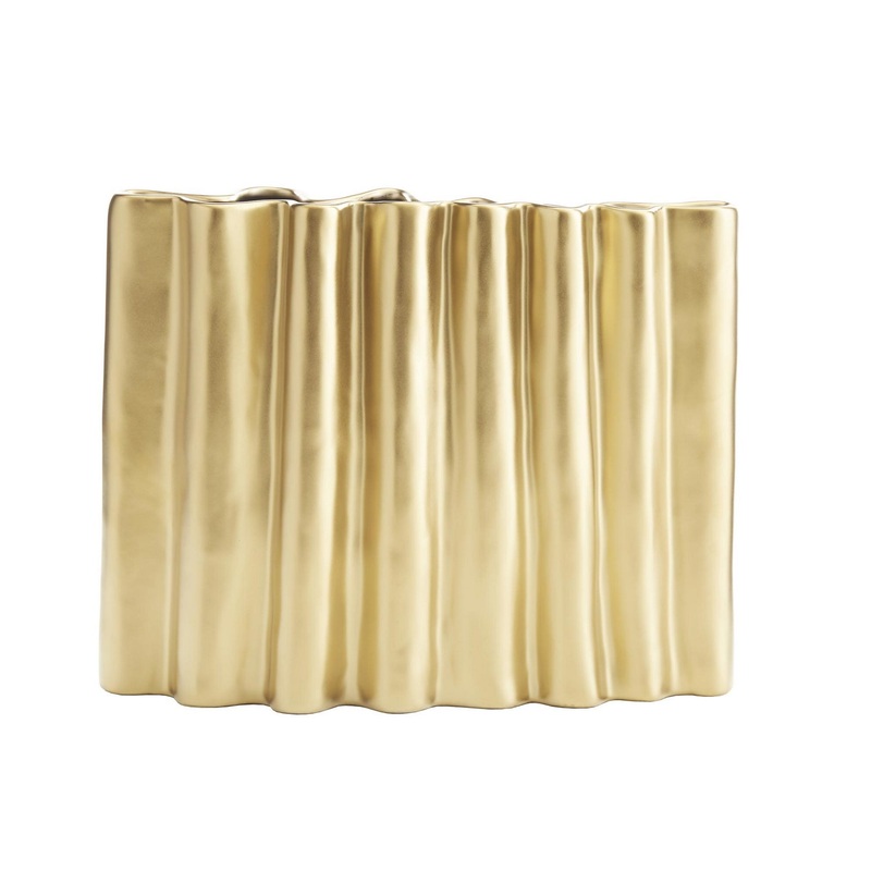 Arteriors 7143 Howey Vase Gold