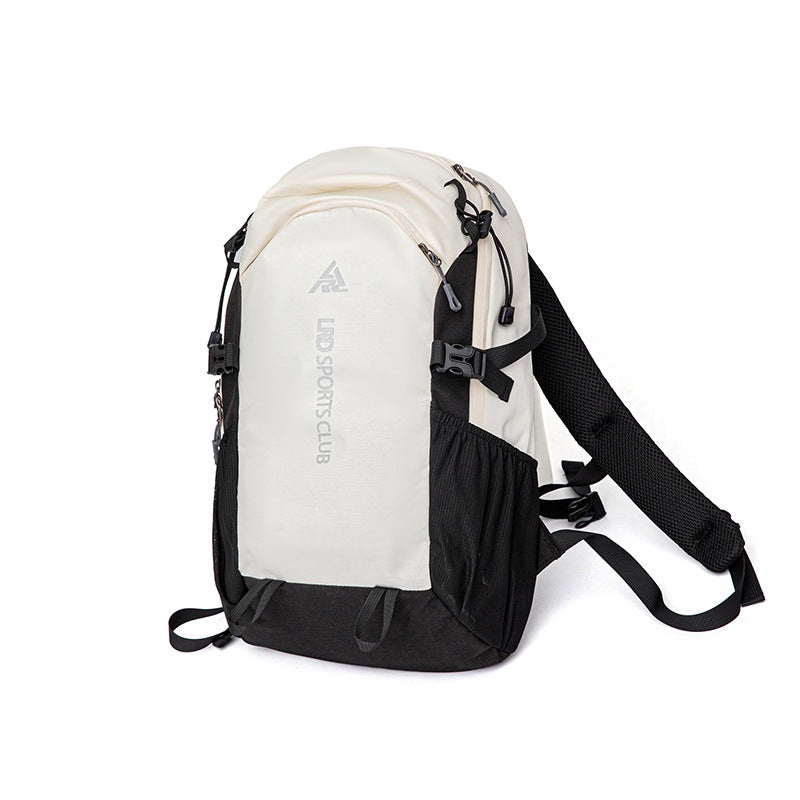 Balck-white 20L Lightweight Hiking Backpack for Camping, Travel, and Commuting