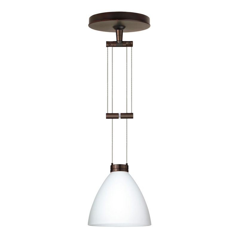 Besa 1XA-177907-BR Mia One Light Pendant Bronze