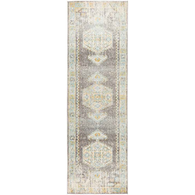Century 944 Grey Runner by Rug Culture – 80 x 400 cm – RUNNER