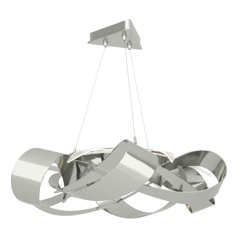 Flux Large LED Pendant Sterling