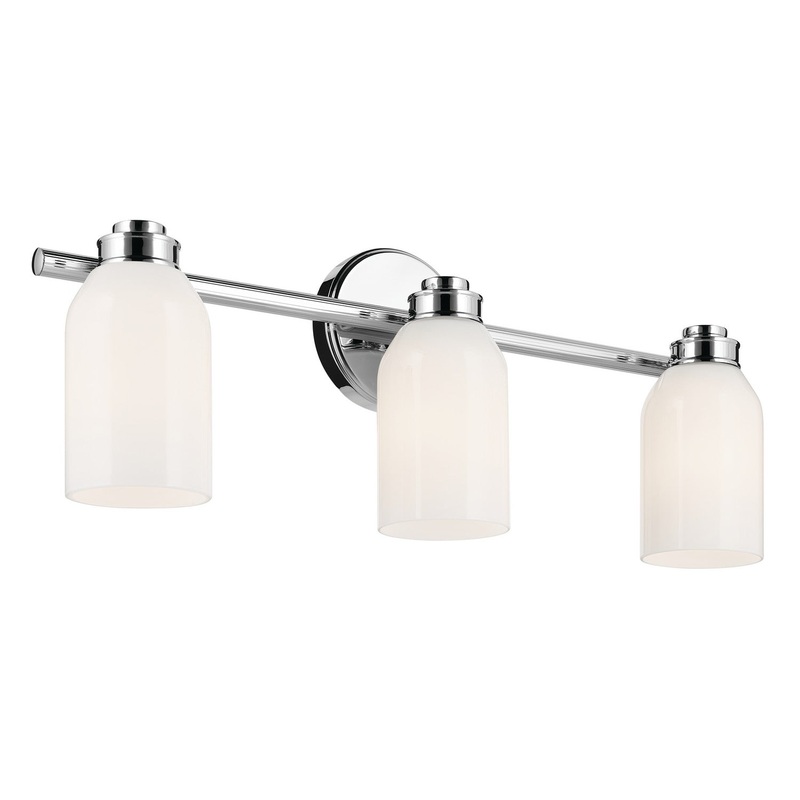 Kichler 55202CH Three Light Bath, Chrome