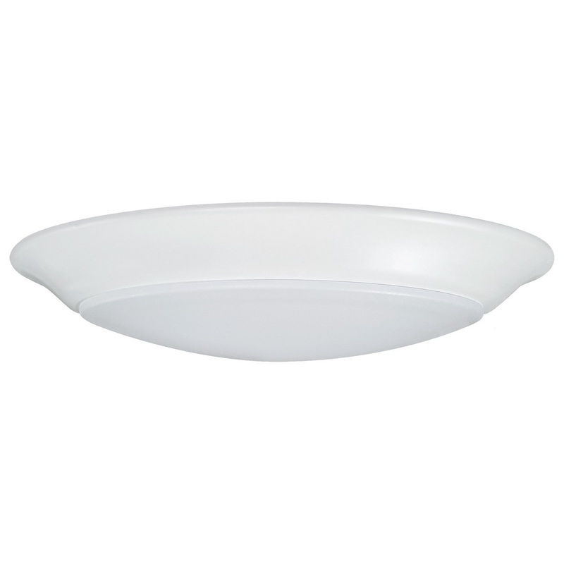 LED Disk Light in White Finish by Nuvo Lighting