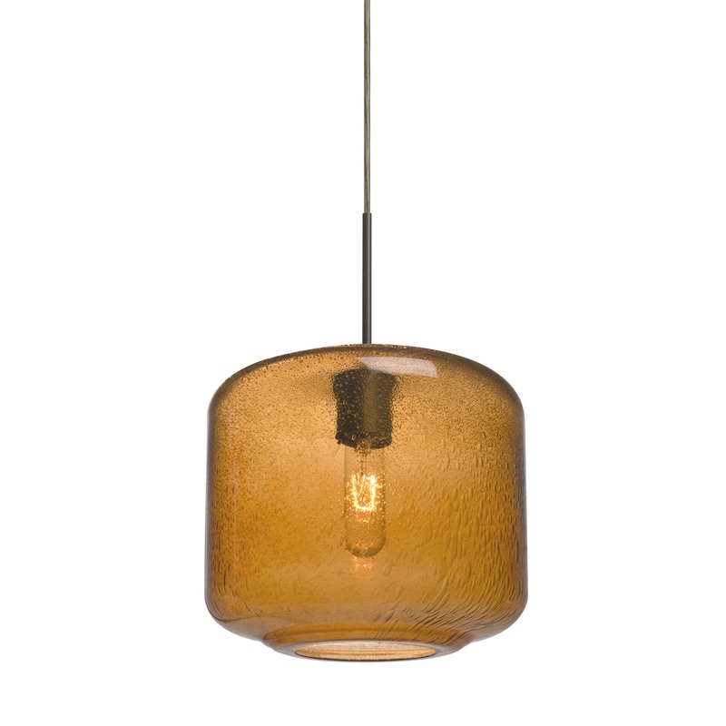 Besa 1JT-NILES10AM-BR Niles One Light Pendant Bronze