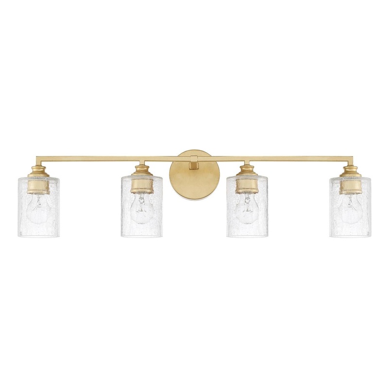 Capital Lighting 120541CG-422 Milan 4 Light Vanity Capital Gold