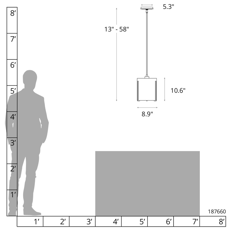Exos Large Mini Pendant Ink