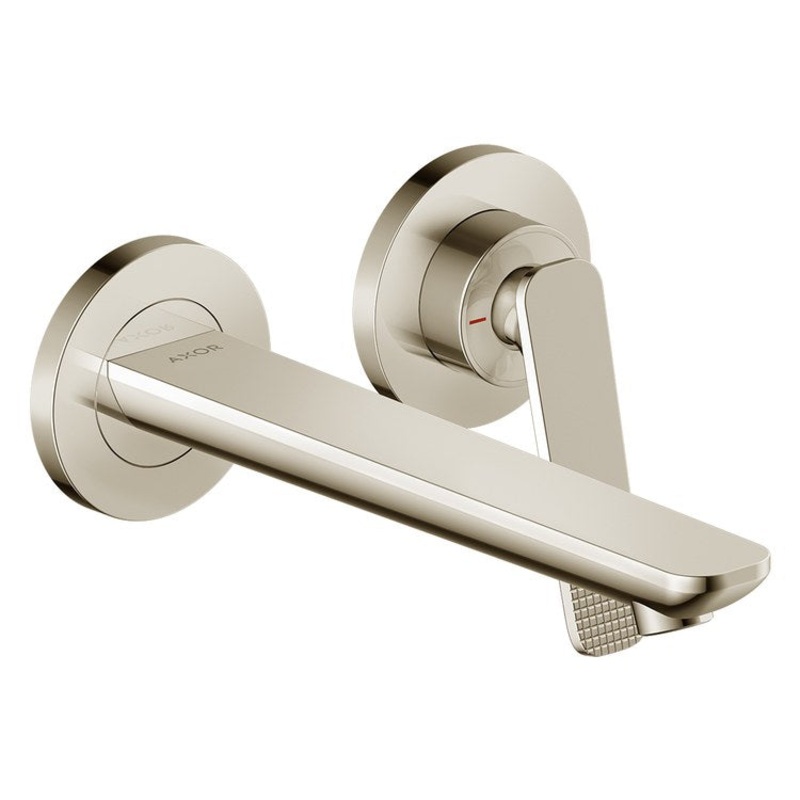 Faucet Trim Citterio C Mini Widespread 1 Lever Cubic Cut Polished Nickel WaterSense ADA 1.2 Gallons per Minute