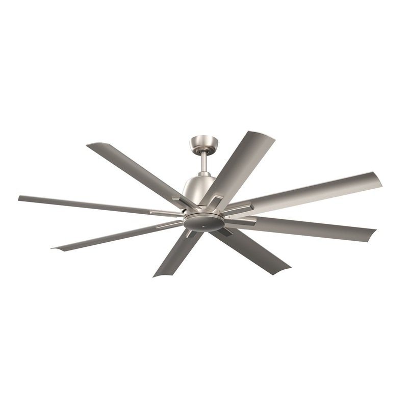 Kichler 310265NI 65″ Ceiling Fan, Brushed Nickel