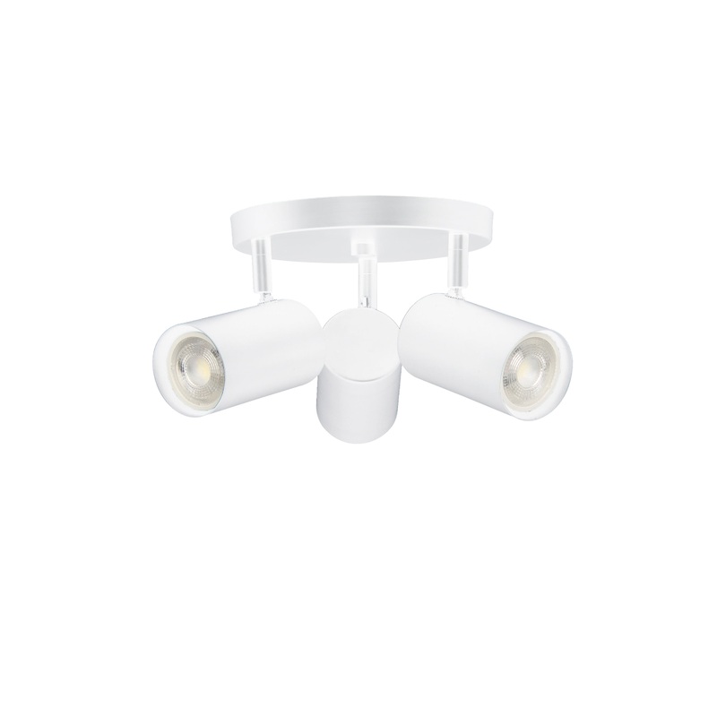 Taylor 3-Light Spot Light Matte White