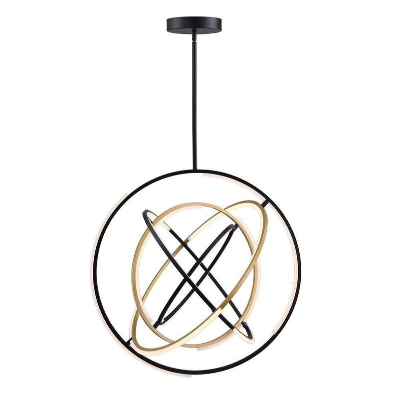 Trilogy Pendant – Black and Gold / 32.00