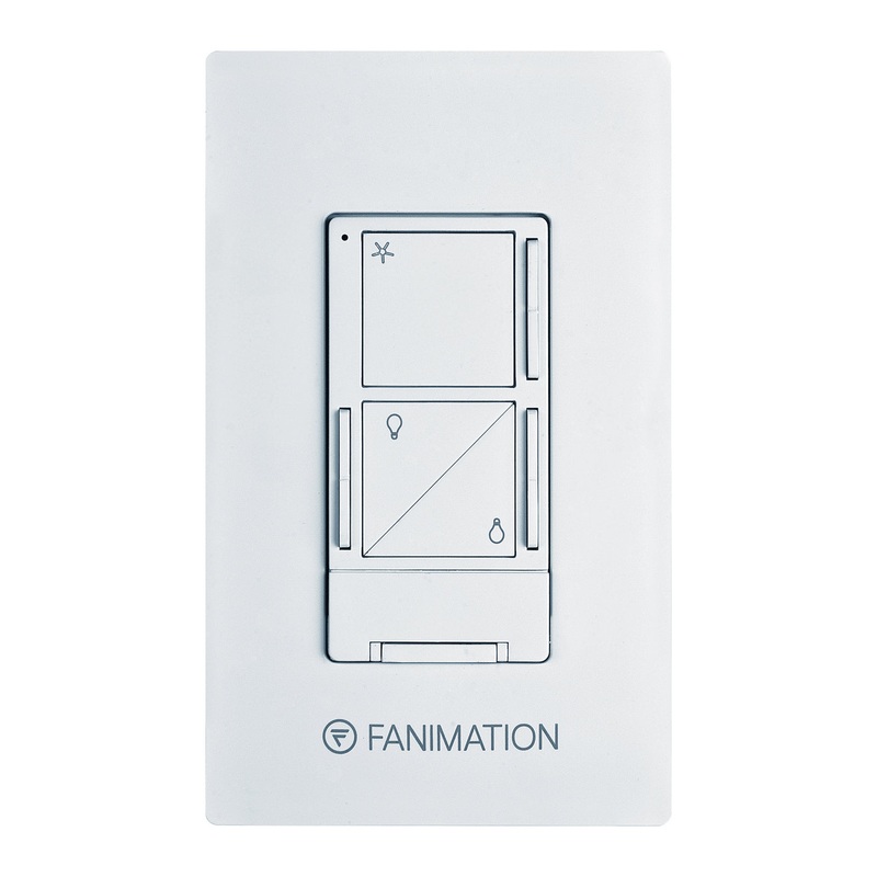 Wall Control from the Controls Collection in White Finish by Fanimation