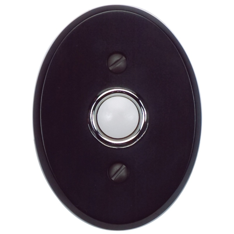 Atlas Homewares Traditionalist Doorbell  Matte Black