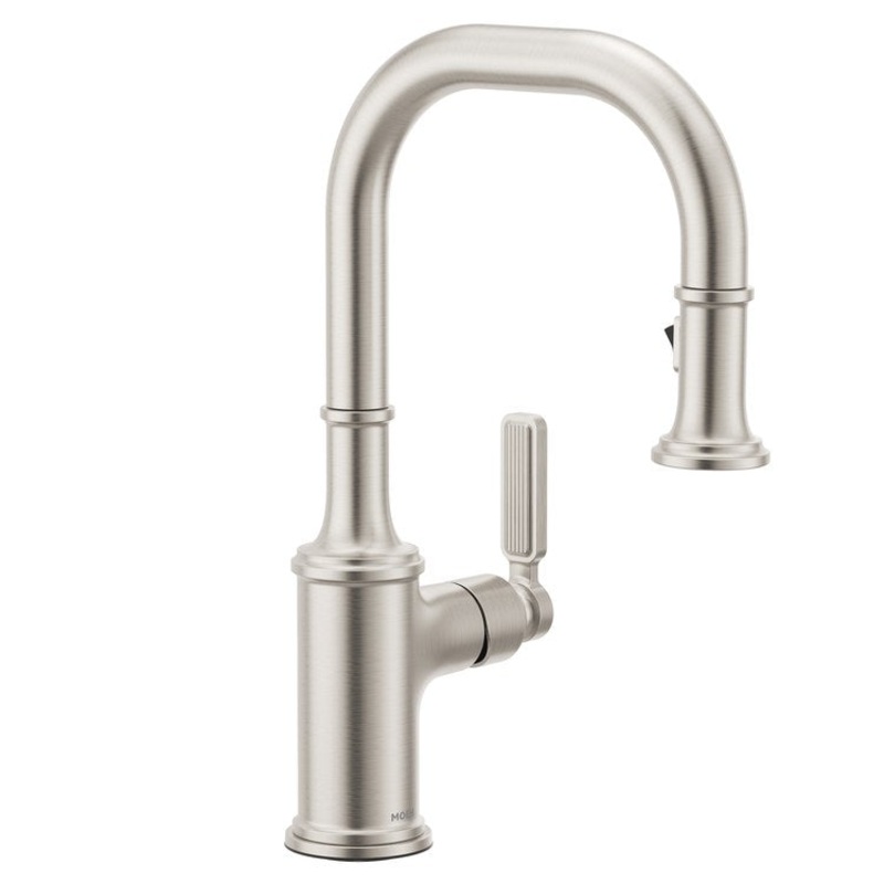 Bar Faucet Smyth 1 Lever ADA CALGreen Spot Resist Stainless PowerClean/Duralock Quick Connect 1.5 Gallons per Minute
