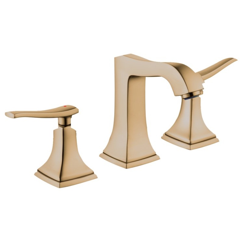 Metropol Classic 110 Two Handle Widespread Bathroom Faucet with Pop-Up Drain