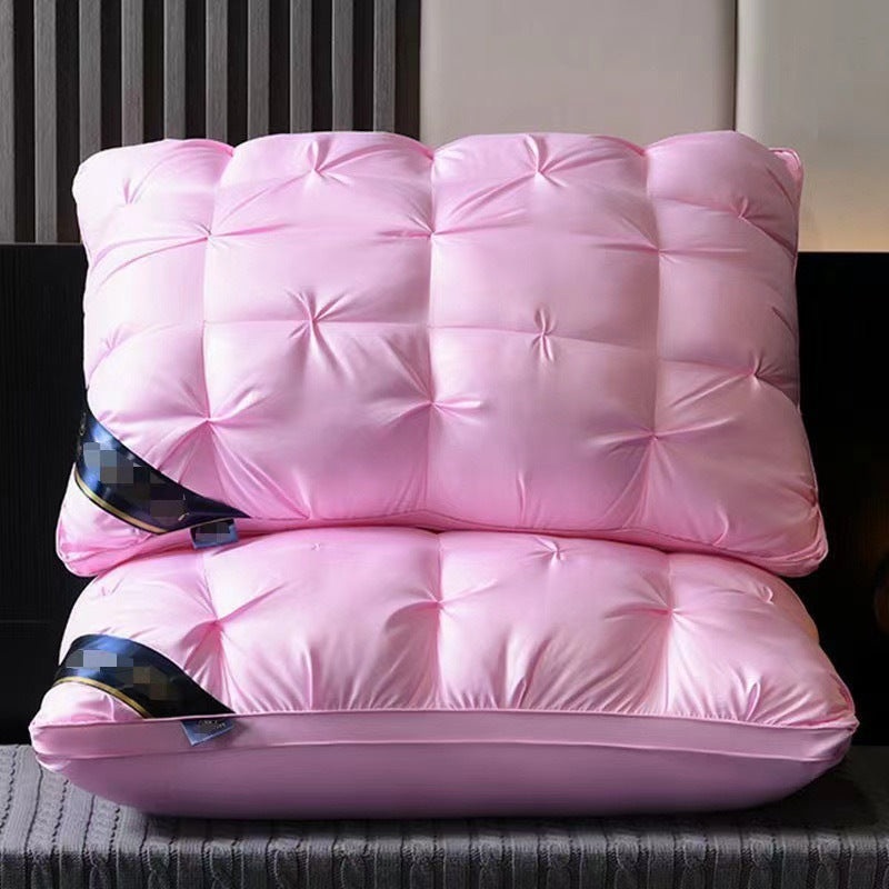 Pink Luxury Adjustable Bed Pillow Set (2-Pack) – Hotel Quality Down Alternative for Ultimate Neck Support & Comfort