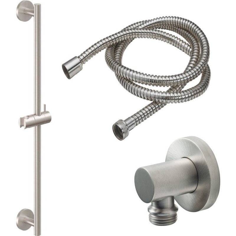 Tiburon Wall-Mount Handshower Slide Bar Kit – Satin Nickel