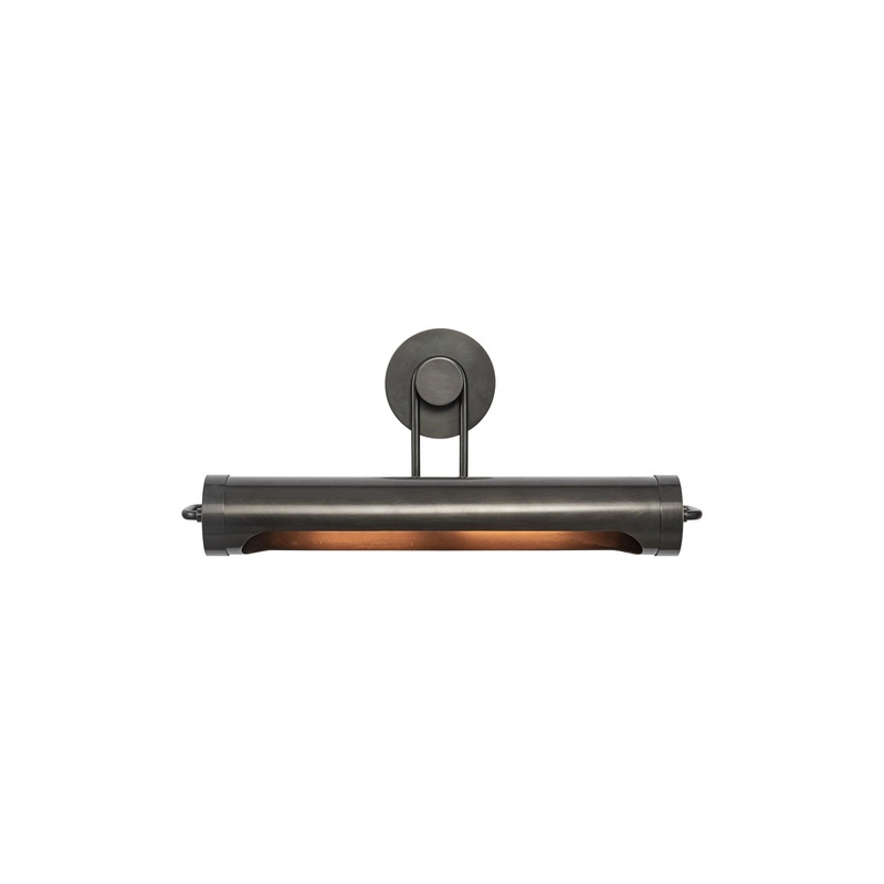 Two Light Picture Light from the Wynwood Collection in Urban Bronze Finish by Alora