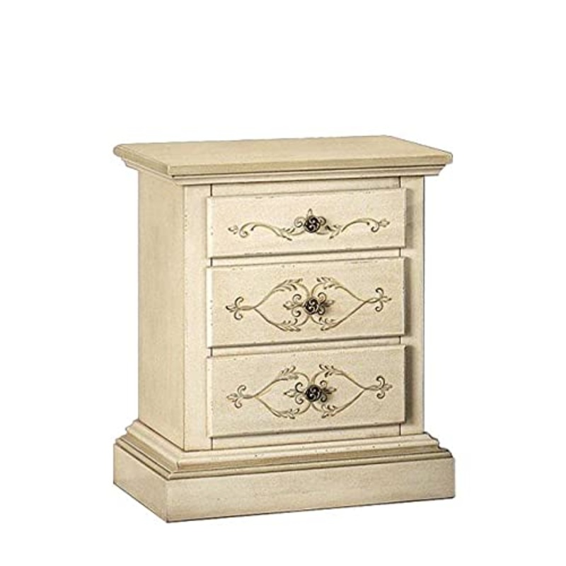 Artigiani Veneti Riuniti Made in Italy Comodino Anticato Decorato