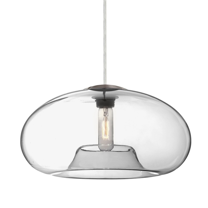 Besa 1JC-BANA15CL-EDIL-SN Besa Bana 15 Pendant LED Pendant Satin Nickel