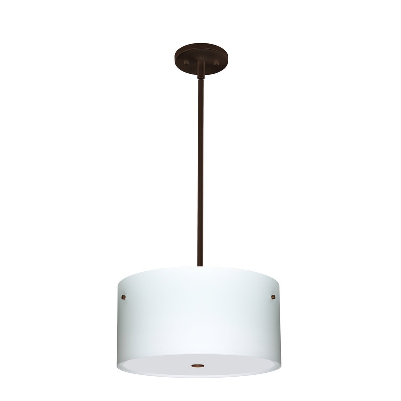 Besa 1KT-400807-LED-BR Tamburo Three Light Pendant Bronze (Discontinued)