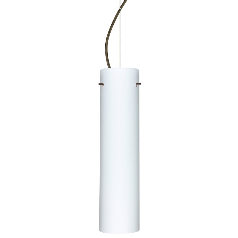 Besa 1KX-722407-BR Stilo One Light Pendant Bronze