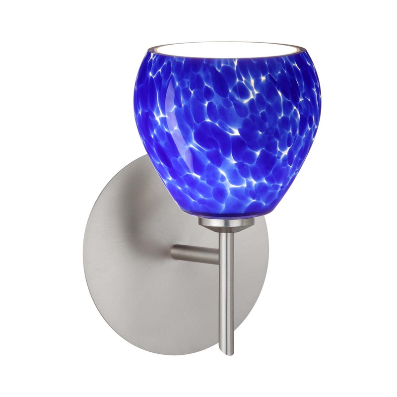 Besa 1SW-560586-SN Tay Tay One Light Wall Sconce Satin Nickel (Discontinued)